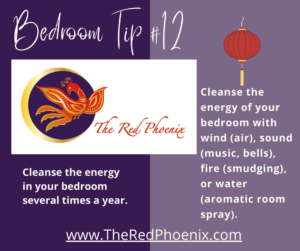Feng Shui Bedroom Tip about clearing energy in bedroom