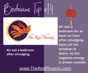 Feng Shui Bedroom Tip about Smudging